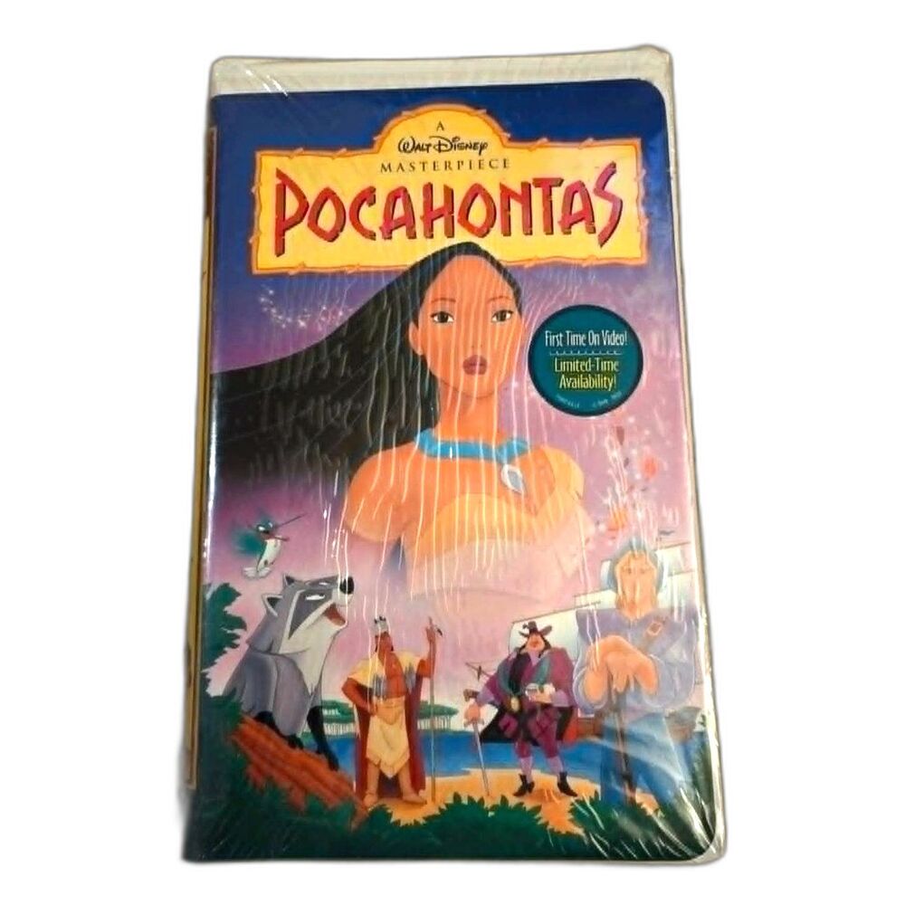 Pocahontas VHS Disney Classic 1995 (NEW)